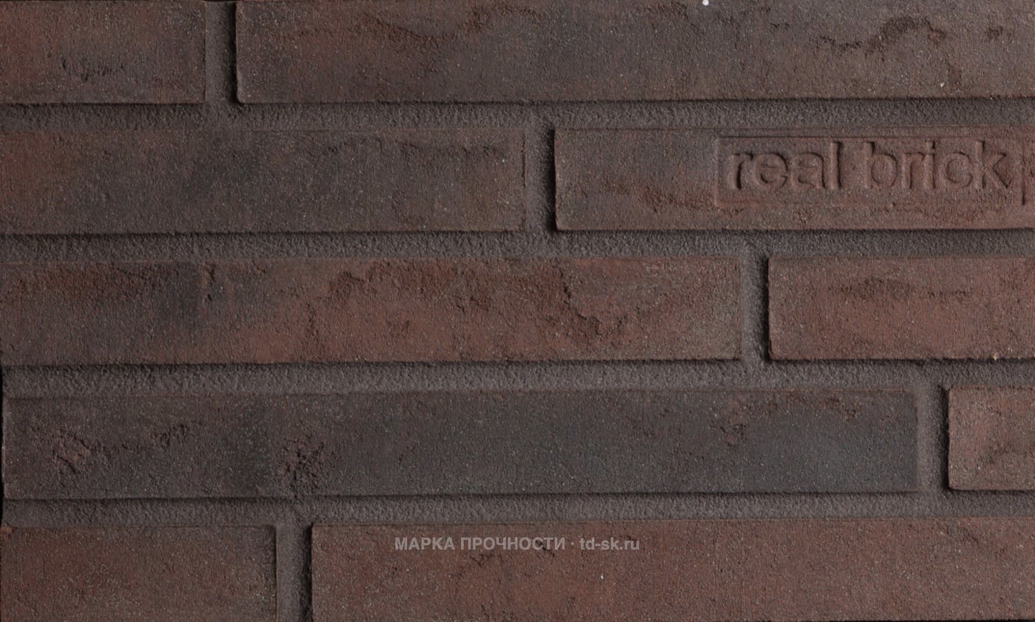 Кирпич ручной формовки Real Brick Бордовый — фото 3