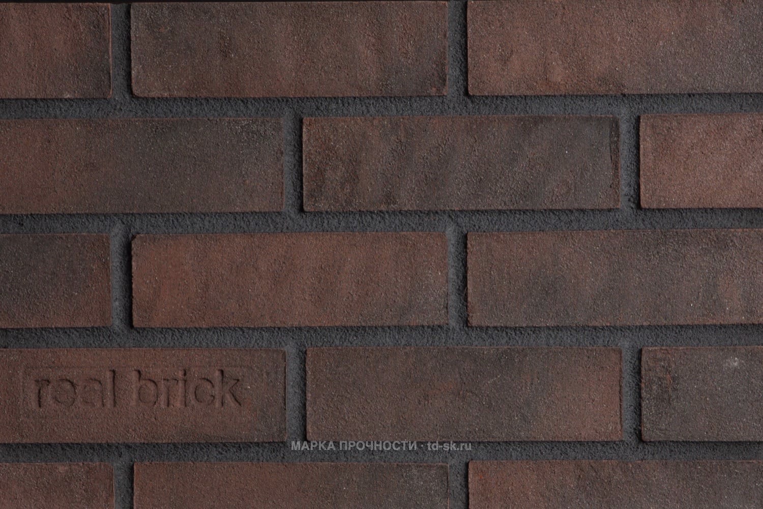 Кирпич ручной формовки Real Brick Бордовый — фото 4