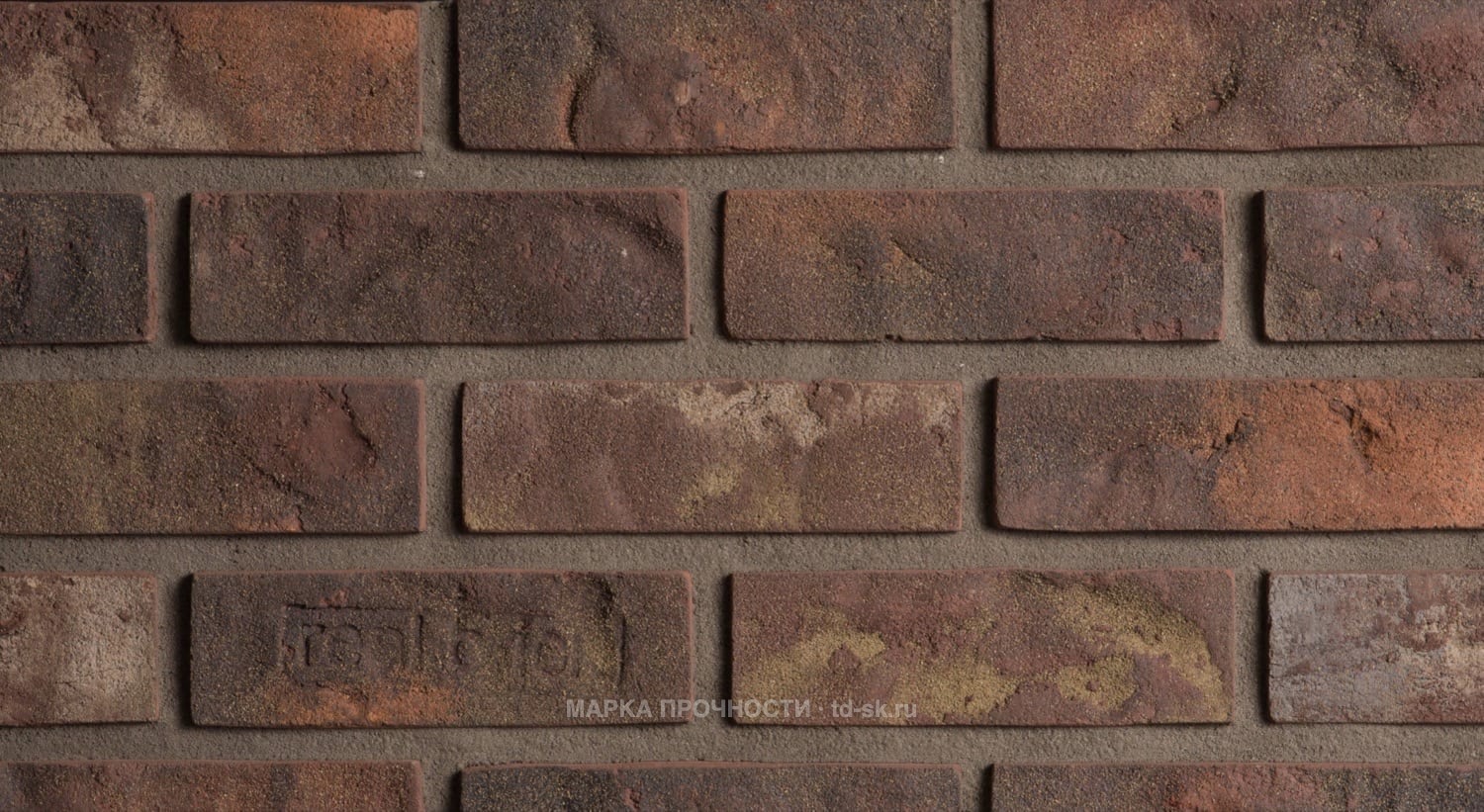 Кирпич ручной формовки Real Brick Бордовый — фото 5