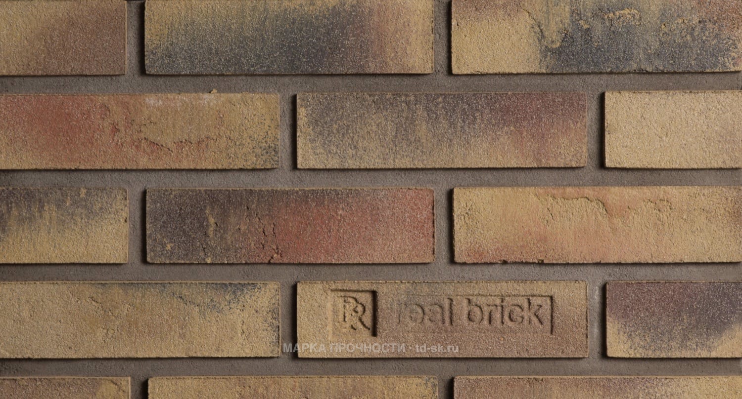 Минеральная плитка Real Brick Карамельный