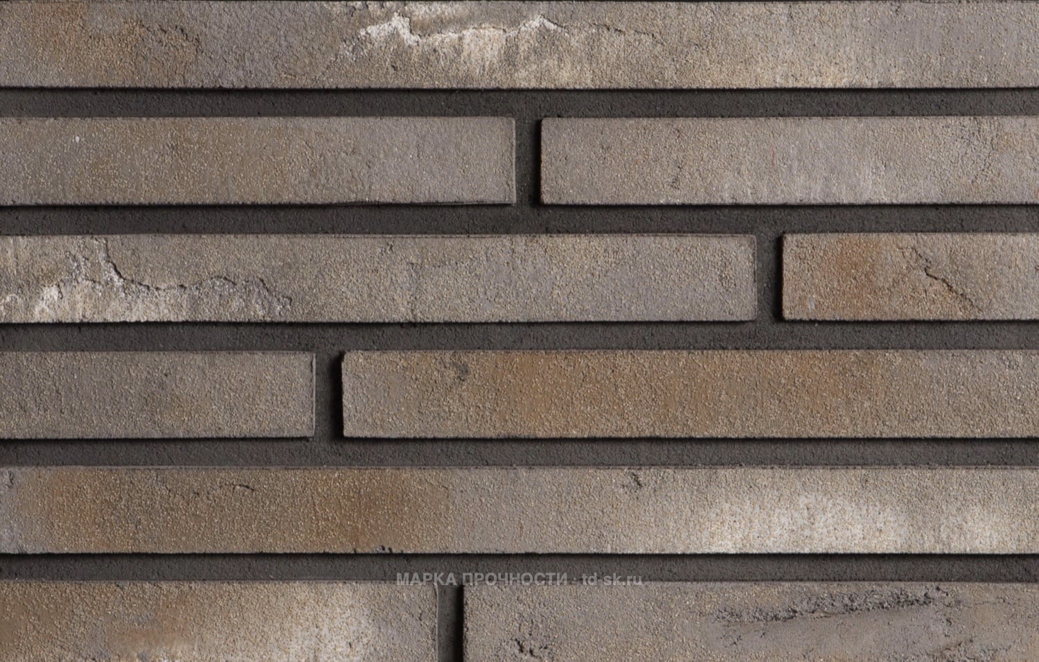Минеральная плитка Real Brick Платиновый