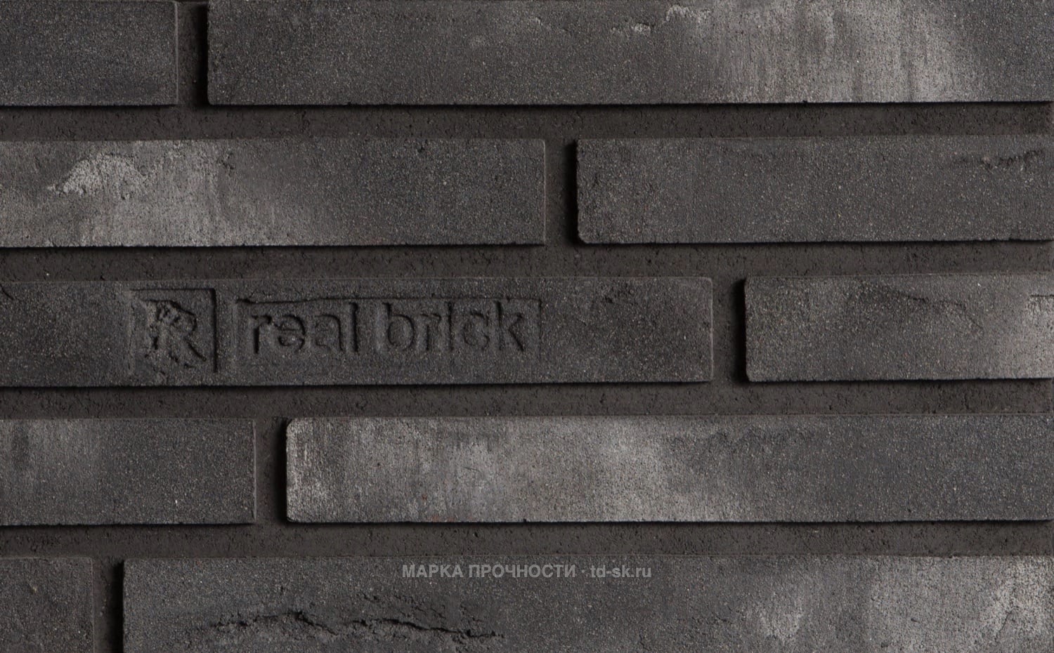 Минеральная плитка Real Brick Седой граф